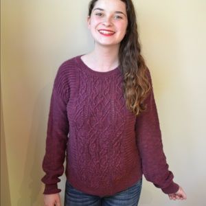 Mossimo Cable Knit Sweater